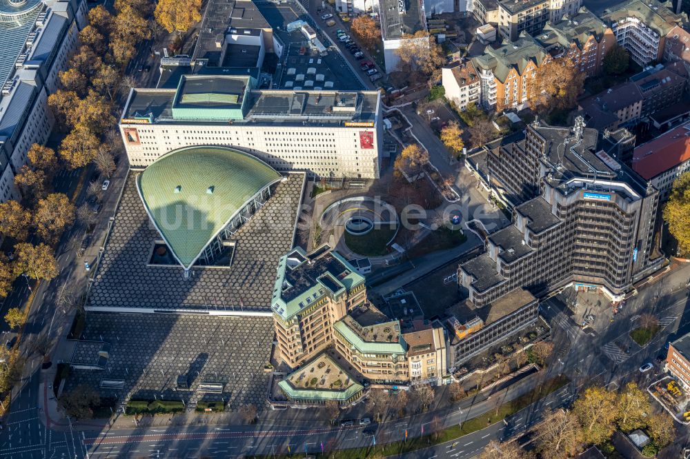 Dortmund aus der Vogelperspektive: Gebäude des Konzerthauses und Theater- Schauspielhauses in Dortmund im Bundesland Nordrhein-Westfalen