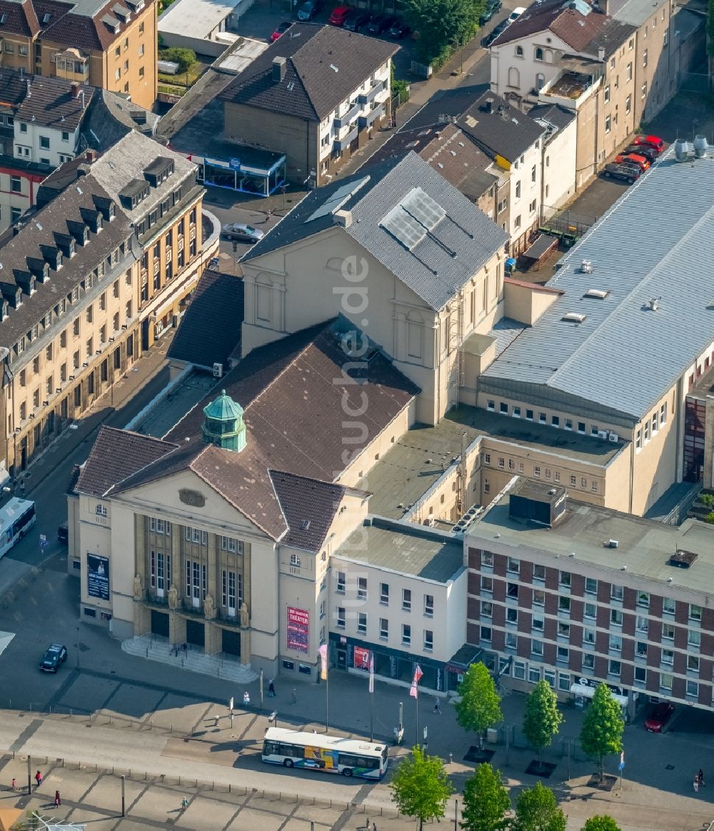 Luftbild Hagen - Gebäude des Konzerthauses und Theater- Schauspielhauses in Hagen im Bundesland Nordrhein-Westfalen, Deutschland