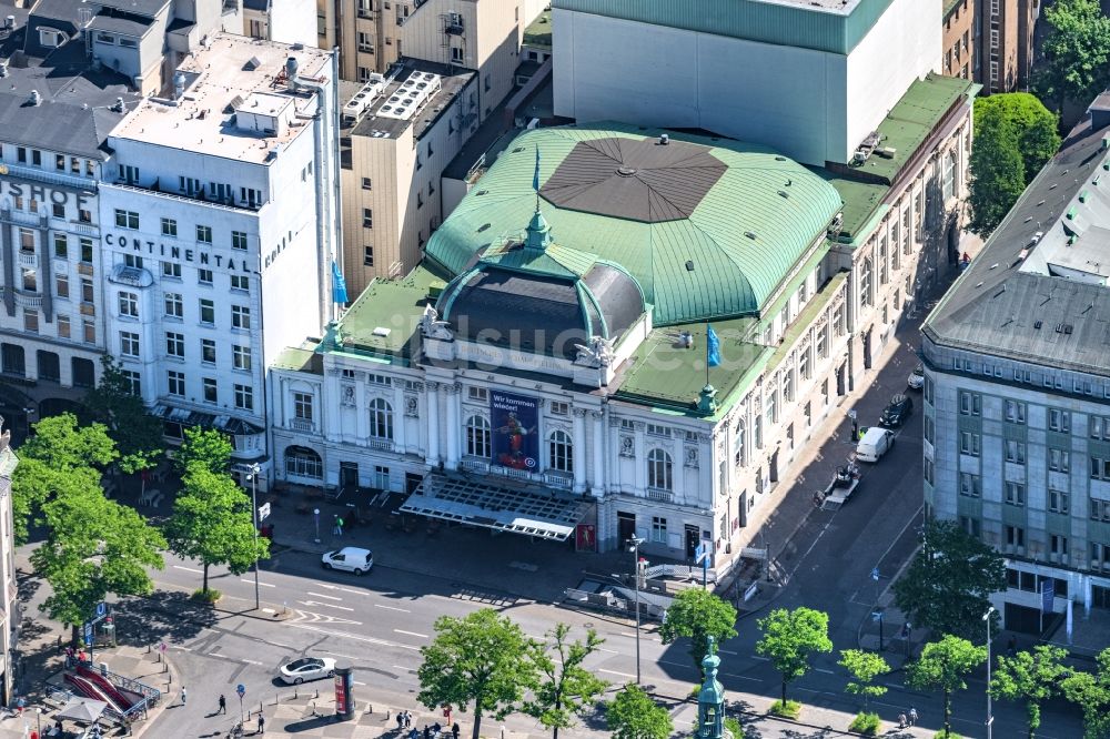 Luftbild Hamburg - Gebäude des Konzerthauses und Theater- Schauspielhauses im Ortsteil Sankt Georg in Hamburg, Deutschland