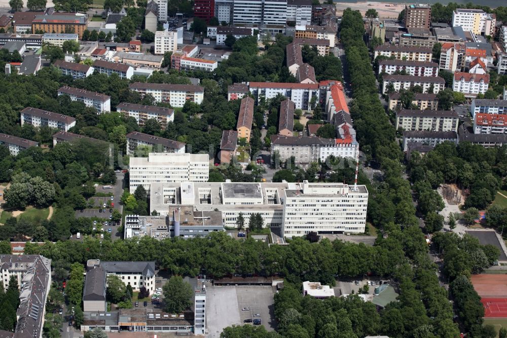 Luftaufnahme Mainz - Gebäude des Landeskriminalamt der Polizei in Mainz im Bundesland Rheinland-Pfalz