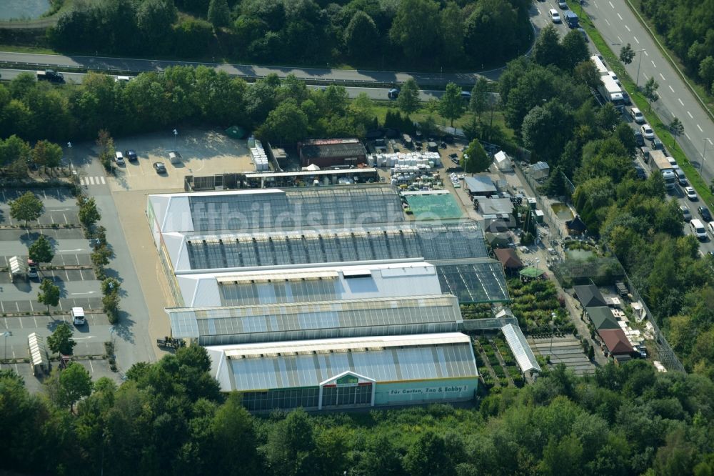 Luftbild Chemnitz - Gebäude des Möbelmarkt - IKEA Einrichtungshaus im Neefepark in Chemnitz im Bundesland Sachsen