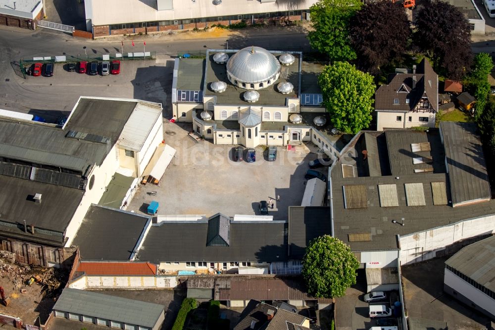 Hagen aus der Vogelperspektive: Gebäude der Moschee in Hagen im Bundesland Nordrhein-Westfalen