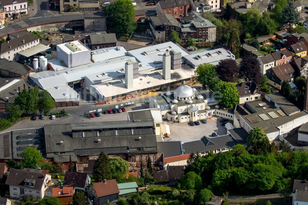 Luftaufnahme Hagen - Gebäude der Moschee in Hagen im Bundesland Nordrhein-Westfalen