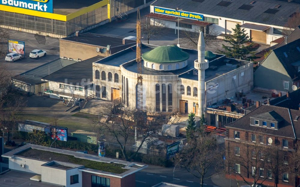 Luftbild Oberhausen - Gebäude der Moschee in Oberhausen im Bundesland Nordrhein-Westfalen