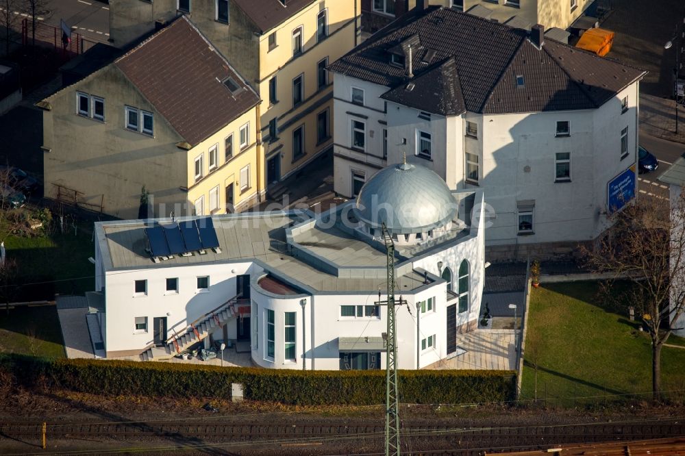 Luftaufnahme Witten - Gebäude der Moschee in Witten im Bundesland Nordrhein-Westfalen