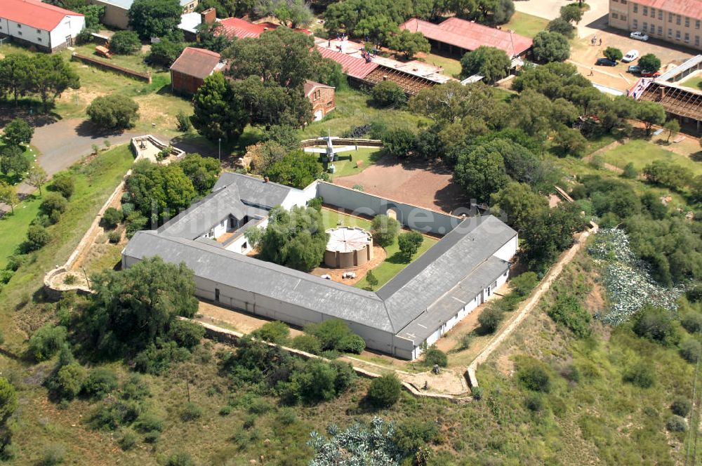 Luftbild BLOEMFONTEIN - Gebäude des Queens Fort Military Museum in Bloemfontein