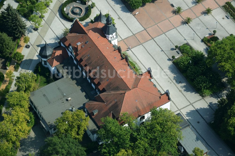 Luftbild Bad Schmiedeberg - Gebäude des Rehabilitationszentrums der Rehaklinik in Bad Schmiedeberg im Bundesland Sachsen-Anhalt