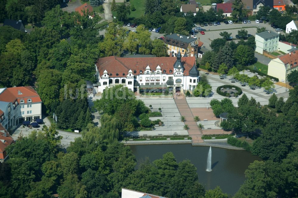 Bad Schmiedeberg von oben - Gebäude des Rehabilitationszentrums der Rehaklinik in Bad Schmiedeberg im Bundesland Sachsen-Anhalt