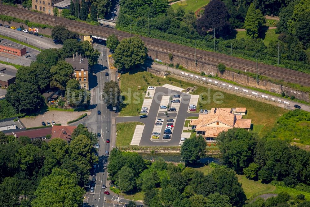 Witten aus der Vogelperspektive: Gebäude des Restaurant Cafe del Sol an der Ruhrstraße in Witten im Bundesland Nordrhein-Westfalen