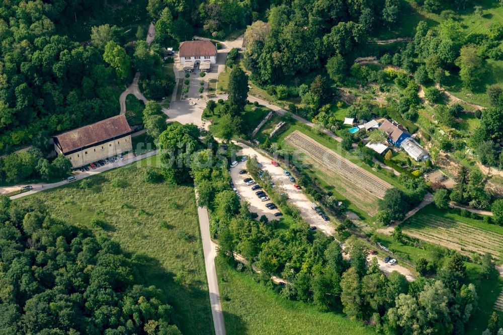 Luftbild Ihringen - Gebäude des Restaurant Lilienhof in Ihringen im Bundesland Baden-Württemberg, Deutschland