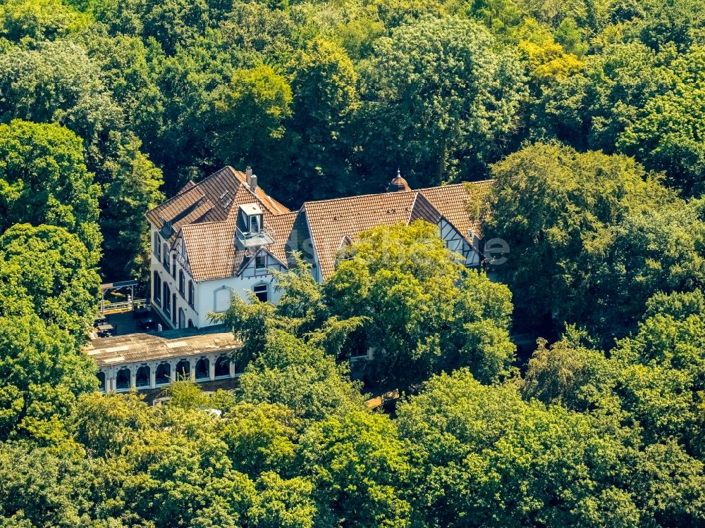 Luftaufnahme Hattingen - Gebäude des Restaurant Die Neue Schulenburg in Hattingen im Bundesland Nordrhein-Westfalen