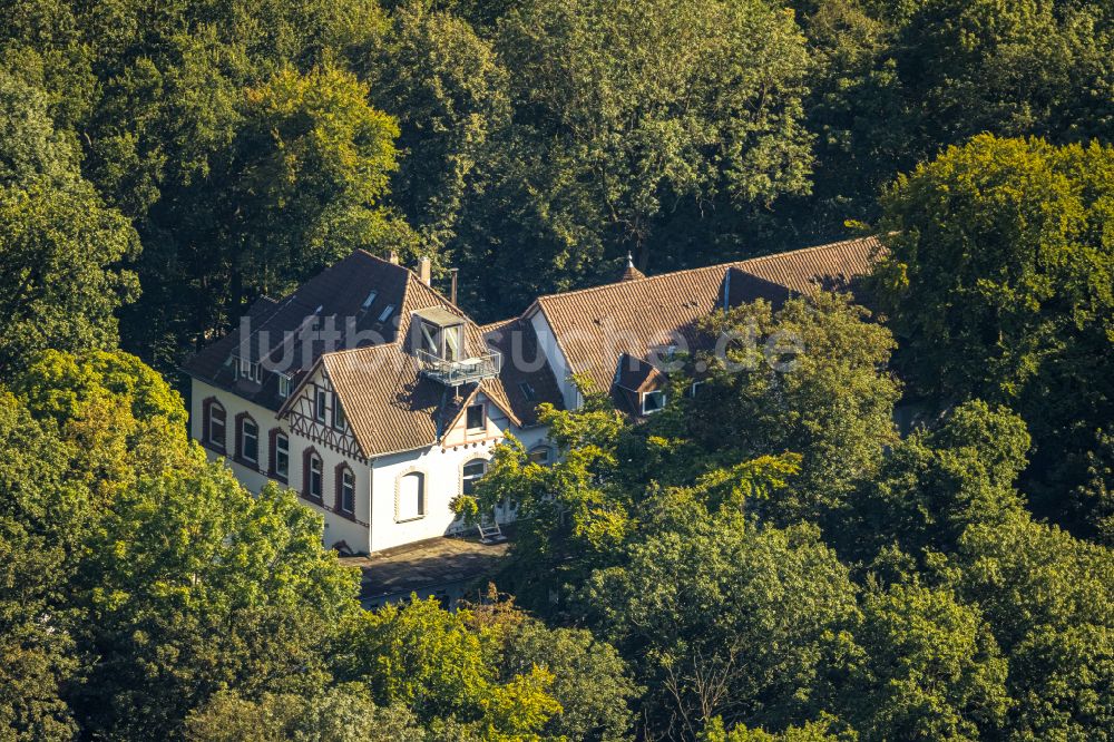 Luftaufnahme Hattingen - Gebäude des Restaurant Die Neue Schulenburg in Hattingen im Bundesland Nordrhein-Westfalen