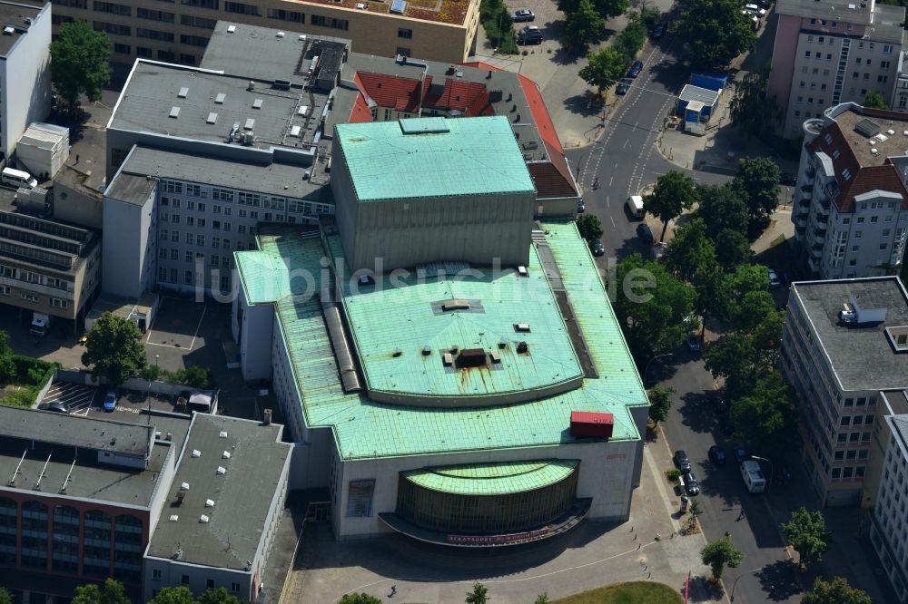 Berlin von oben - Gebäude des Schillertheater an der Bismarckstraße in Berlin Charlottenburg