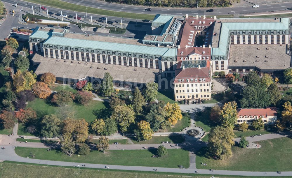 Luftbild Dresden - Gebäude des Schlosshotel Bellevue in Dresden im Bundesland Sachsen, Deutschland