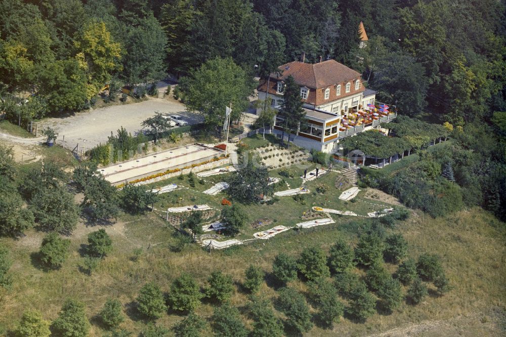 Luftaufnahme Bad Mergentheim - Gebäude des Schlosshotel Reinhold Würth Haus in Bad Mergentheim im Bundesland Baden-Württemberg, Deutschland