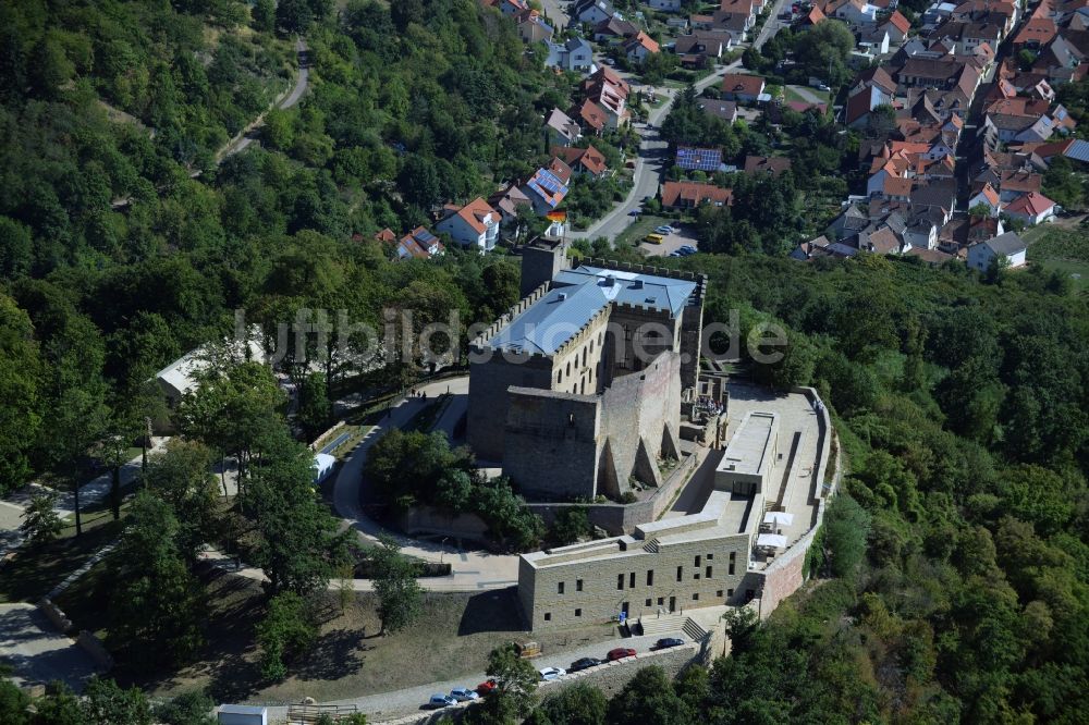 Luftbild Neustadt an der Weinstraße - Gebäude und Schlosspark des Schloß Das Hambacher Schloß in Neustadt an der Weinstraße im Bundesland Rheinland-Pfalz