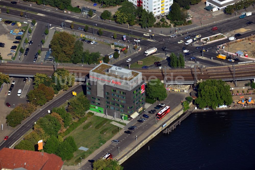 Berlin Mitte von oben - Gebäude des Sozialverband Deutschland eV an der Stralauer Straße nahe Alexanderstraße im Stadtbezirk Mitte in Berlin