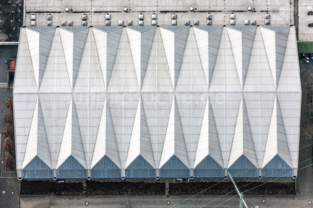 Luftbild Aichach - Gebäude der Sporthalle in Aichach im Bundesland Bayern