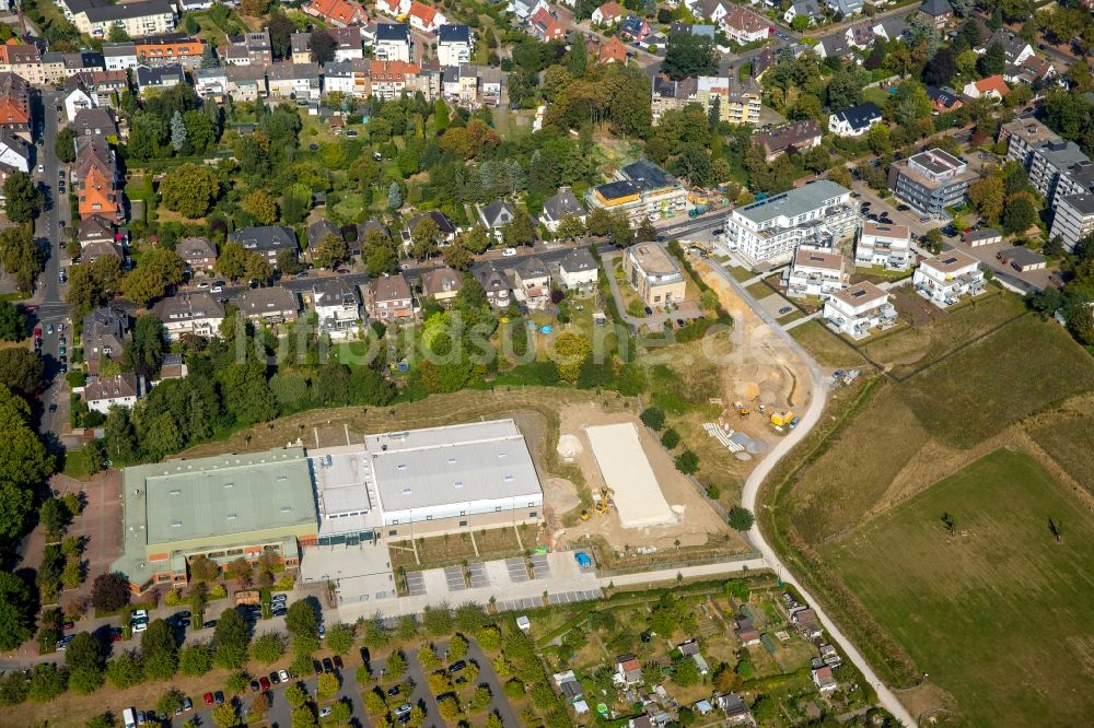 Luftaufnahme Hamm - Gebäude der Sporthalle in Hamm im Bundesland Nordrhein-Westfalen