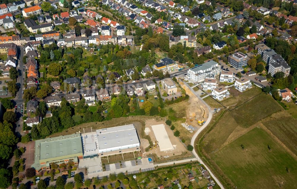 Luftaufnahme Hamm - Gebäude der Sporthalle in Hamm im Bundesland Nordrhein-Westfalen