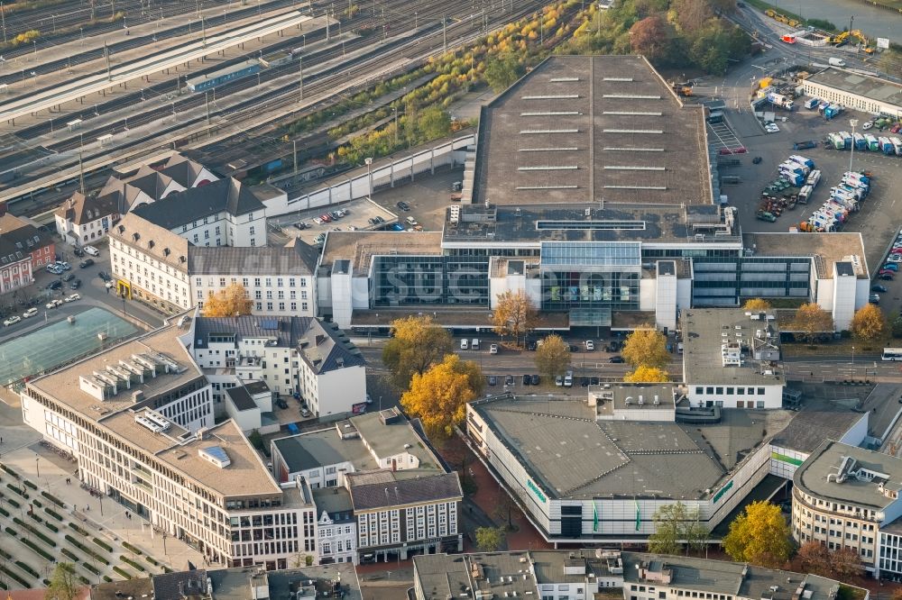 Luftbild Hamm - Gebäude der Stadtverwaltung - Rathaus in Hamm im Bundesland Nordrhein-Westfalen