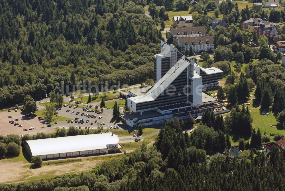 Luftbild Oberhof - Gebäude des Treff Hotel Panorama Oberhof in Thüringen