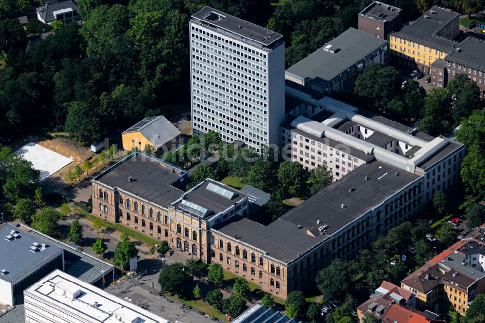 Luftaufnahme Braunschweig - Gebäude der Universität TU Braunschweig in Braunschweig im Bundesland Niedersachsen, Deutschland