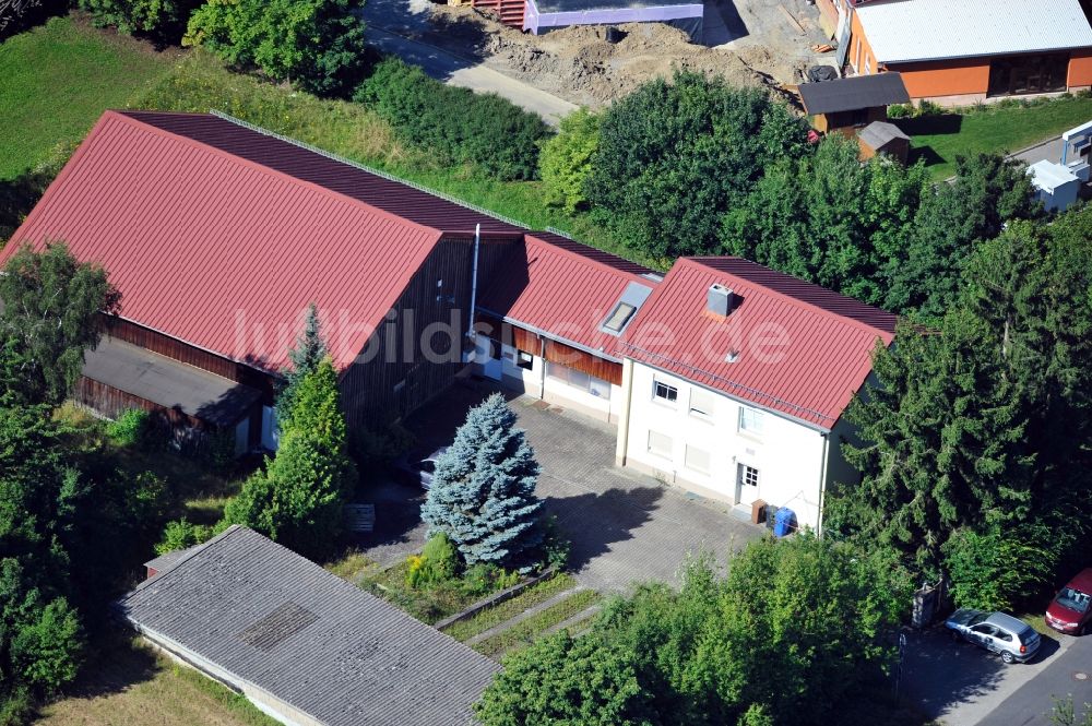 Luftaufnahme Rottendorf - Gebäude der WFL GmbH in Rottendorf im Bundesland Bayern