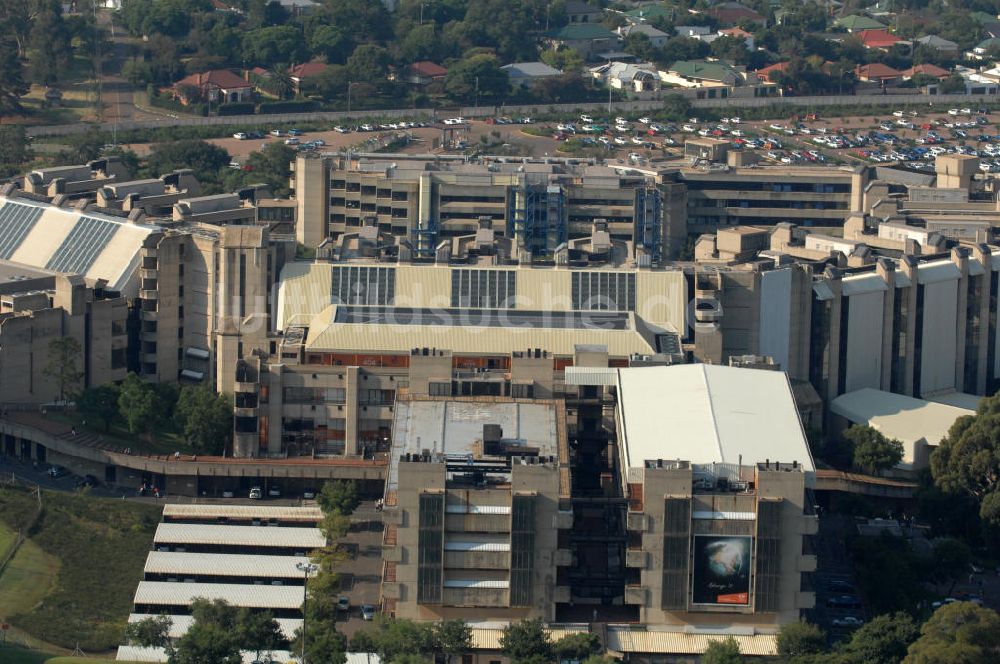 Luftaufnahme JOHANNESBURG - Gebäudecomplex des Kingsway Campus der Universität Johannesburg, Südafrika