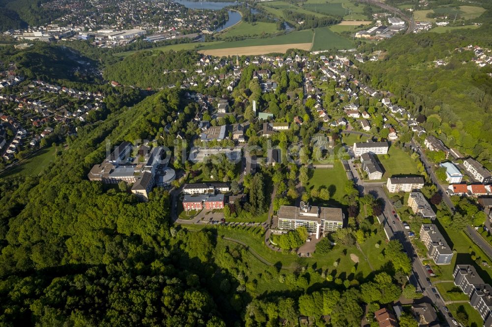 Luftbild Wetter - Gebäudekomplex des Berufsbildungswerk Volmarstein der ev. Stiftung Volmarstein in Wetter im Bundesland Nordrhein-Westfalen