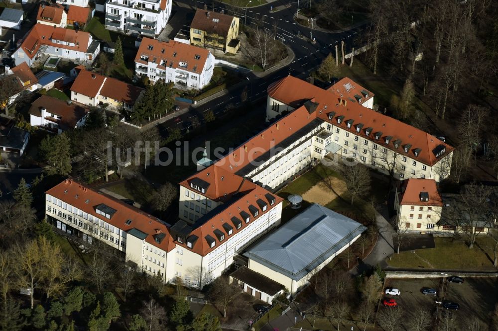 Luftbild Neumarkt in der Oberpfalz - Gebäudekomplex der Berufsschule Berufliche Schulen Haus St. Marien gemeinnützige GmbH an der Badstraße in Neumarkt in der Oberpfalz im Bundesland Bayern