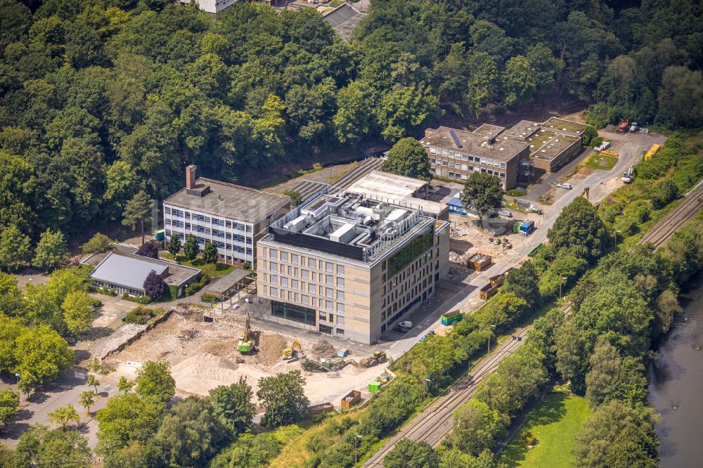 Luftbild Arnsberg - Gebäudekomplex der Berufsschule Berufskolleg f. Wirtschaft u. Verwaltung HSK in Arnsberg im Bundesland Nordrhein-Westfalen, Deutschland