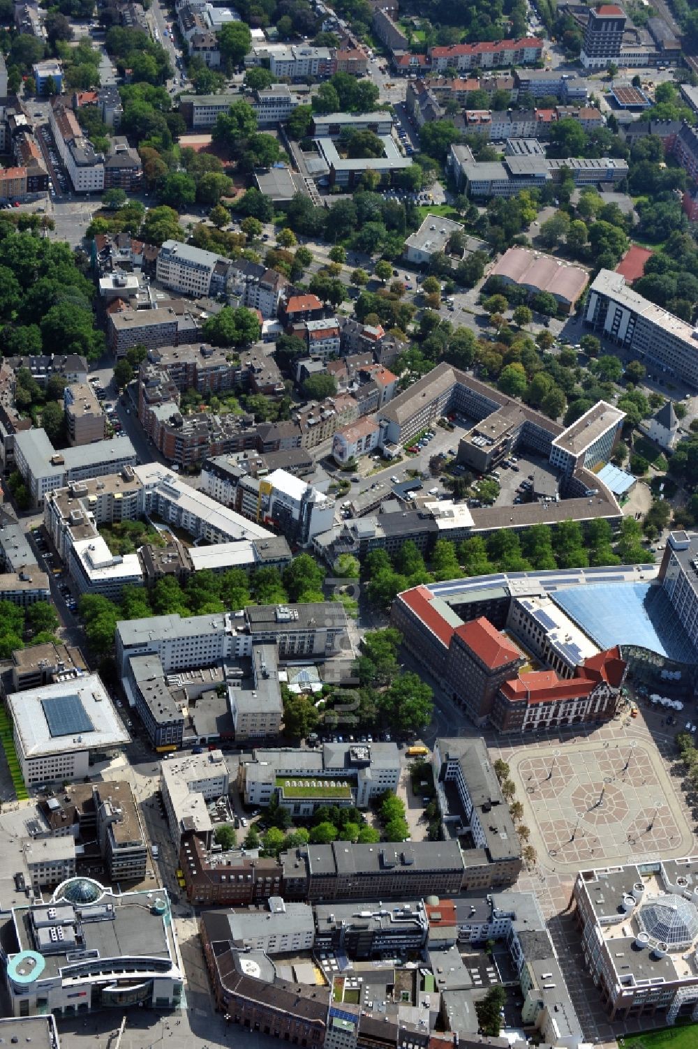 Luftaufnahme Dortmund - Gebäudekomplex in Dortmund im Bundesland Nordrhein-Westfalen