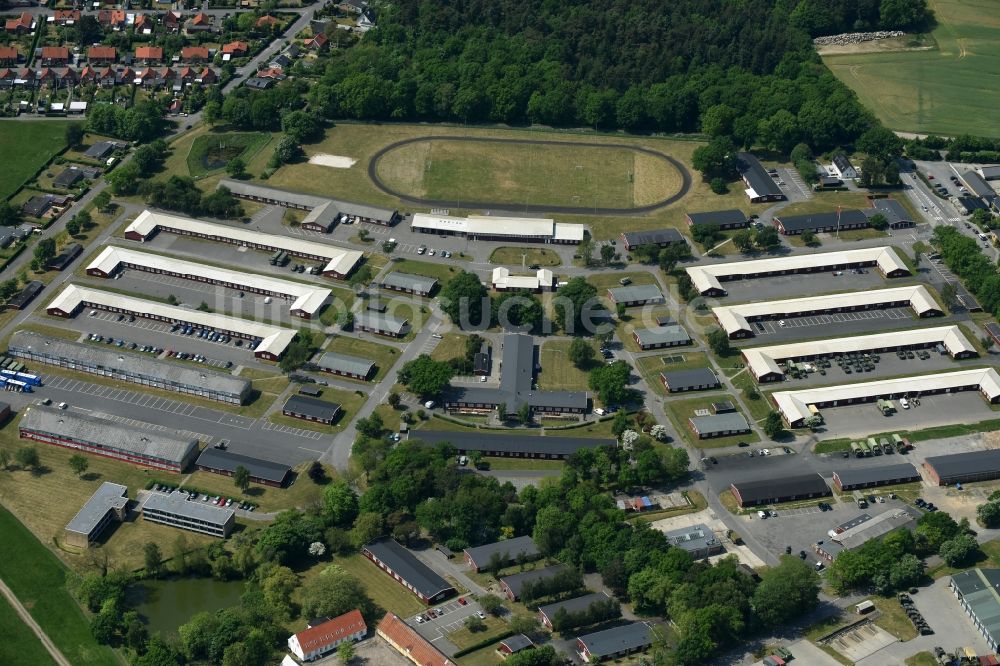 Luftbild Ronne - Insel Bornholm - Gebäudekomplex der ehemaligen Militär- Kaserne in Ronne - Insel Bornholm in Region Hovedstaden, Dänemark