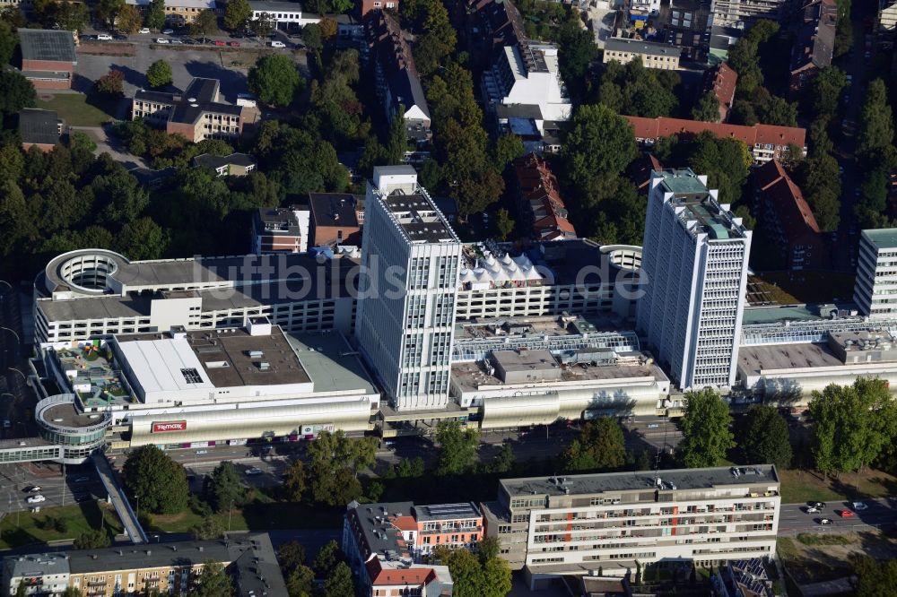 Luftbild Hamburg - Gebäudekomplex des Einkaufszentrum Hamburger Meile in Hamburg