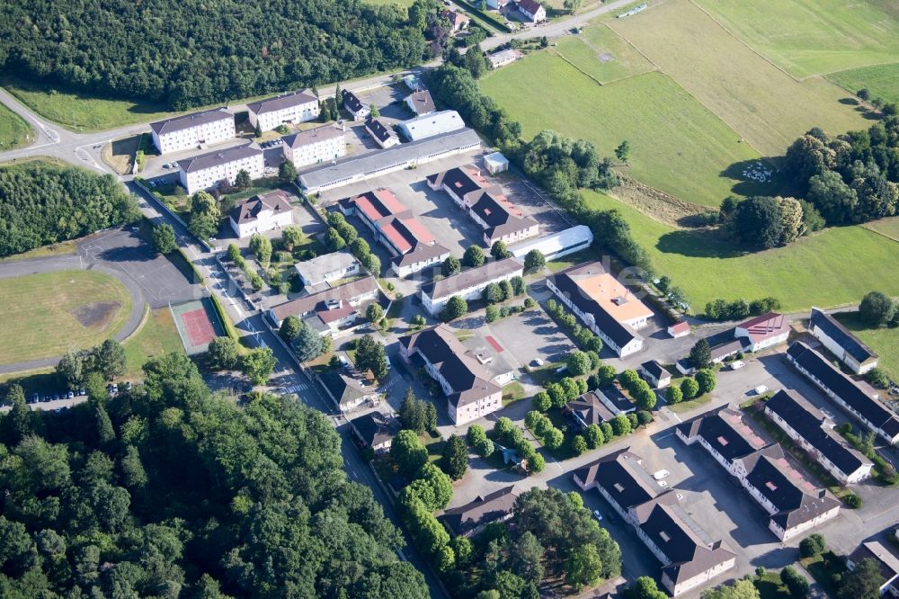 Luftbild Drachenbronn-Birlenbach - Gebäudekomplex der französischen Militär- Kaserne Camp Drachenbronn in Drachenbronn-Birlenbach in Grand Est, Frankreich