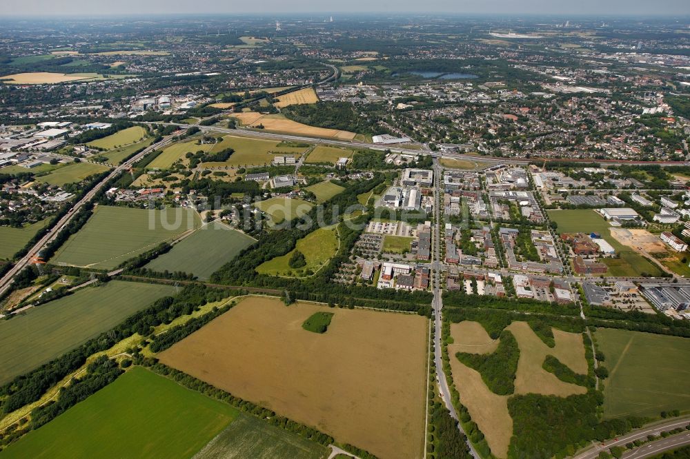 Dortmund aus der Vogelperspektive: Gebäudekomplex des Frauenhofer - Instituts Technologiezentrum in Dortmund im Bundesland Nordrhein-Westfalen