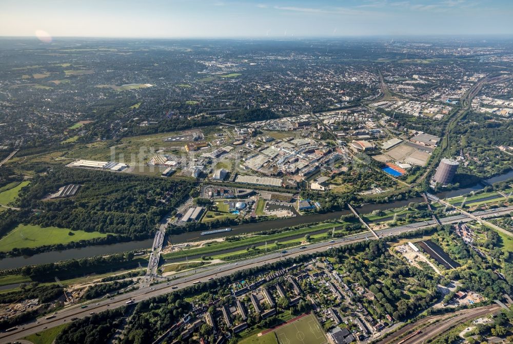 Luftaufnahme Oberhausen - Gebäudekomplex und Gelände des Einkaufszentrum Centro in Oberhausen im Bundesland Nordrhein-Westfalen