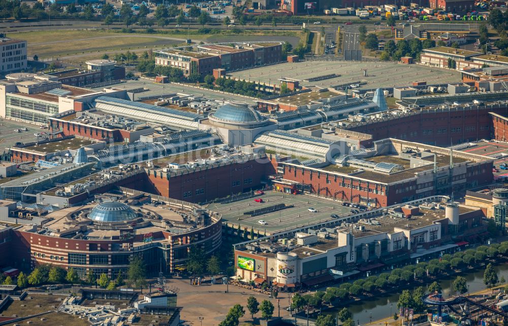 Luftbild Oberhausen - Gebäudekomplex und Gelände des Einkaufszentrum Centro in Oberhausen im Bundesland Nordrhein-Westfalen