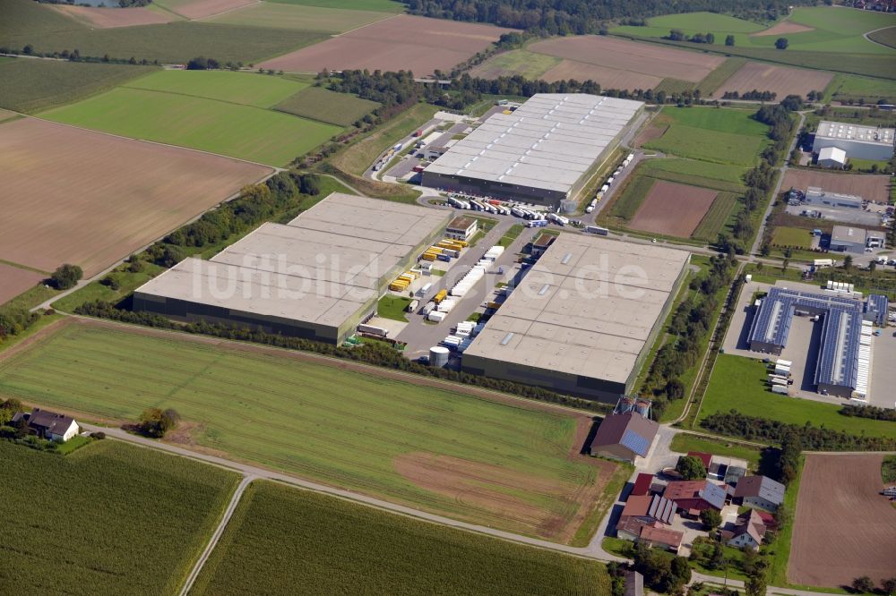 Luftbild Vaihingen an der Enz - Gebäudekomplex und Gelände des Logistikzentrums DSV Road GmbH in Vaihingen an der Enz im Bundesland Baden-Württemberg