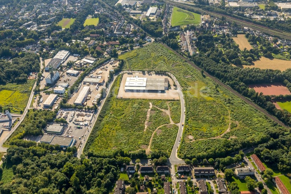 Luftbild Bochum - Gebäudekomplex und Gelände des Logistikzentrums der Duvenbeck Consulting GmbH & Co. KG am Arnoldschacht in Bochum im Bundesland Nordrhein-Westfalen, Deutschland