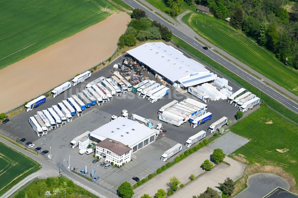 Himmelkron aus der Vogelperspektive: Gebäudekomplex und Gelände des Logistikzentrums der Goller Logistik GmbH an der Industriestraße in Himmelkron im Bundesland Bayern, Deutschland