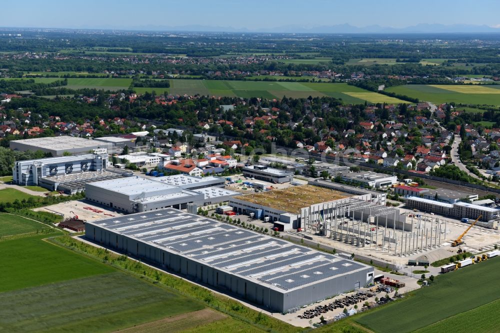 Luftbild Maisach - Gebäudekomplex und Gelände des Logistikzentrums der HAGEMEYER Deutschland GmbH & Co. KG im Ortsteil Gernlinden in Maisach im Bundesland Bayern, Deutschland