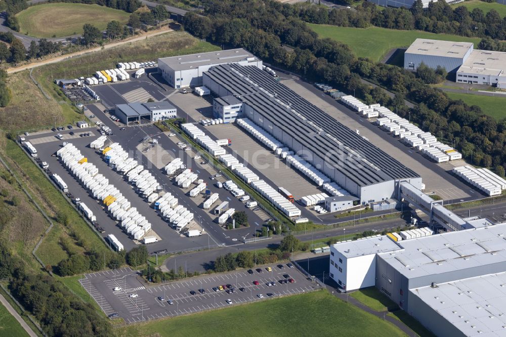 Luftbild Baal - Gebäudekomplex und Gelände des Logistikzentrums Hermes Germany GmbH Porschestraße im Ortsteil Baal in Hückelhoven im Bundesland Nordrhein-Westfalen, Deutschland