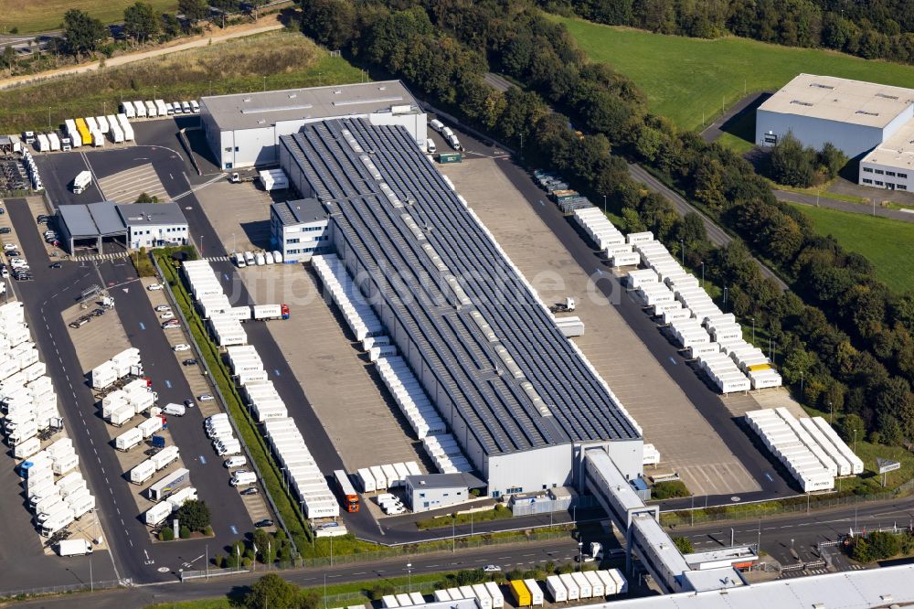 Luftaufnahme Baal - Gebäudekomplex und Gelände des Logistikzentrums Hermes Germany GmbH Porschestraße im Ortsteil Baal in Hückelhoven im Bundesland Nordrhein-Westfalen, Deutschland