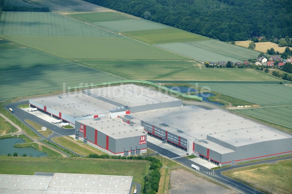 Luftaufnahme Barsinghausen - Gebäudekomplex und Gelände des Logistikzentrums KAUFLAND der Schwarz Beteiligungs GmbH in Barsinghausen im Bundesland Niedersachsen