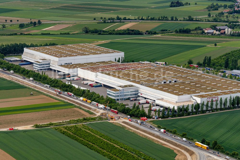 Luftbild Bondorf - Gebäudekomplex und Gelände des Logistikzentrums REWE-Markt GmbH Logistikstandort Bondorf in Bondorf im Bundesland Baden-Württemberg, Deutschland