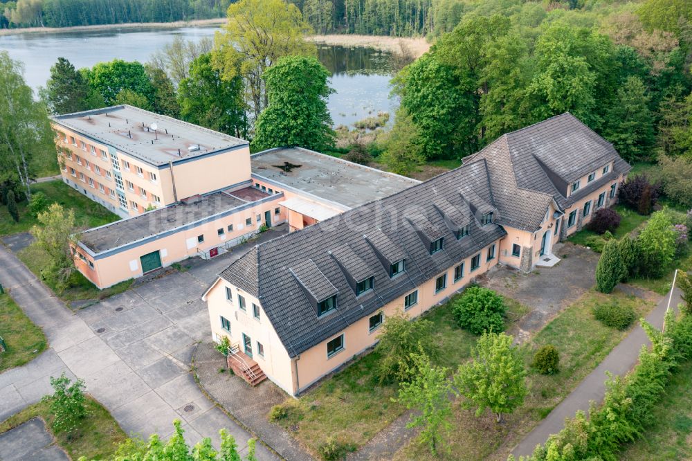 Luftbild Eberswalde - Gebäudekomplex des Haus am Stadtsee in Eberswalde im Bundesland Brandenburg, Deutschland