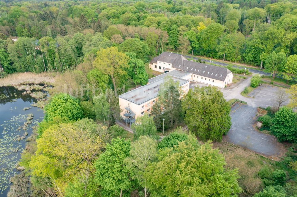 Luftaufnahme Eberswalde - Gebäudekomplex des Haus am Stadtsee in Eberswalde im Bundesland Brandenburg, Deutschland