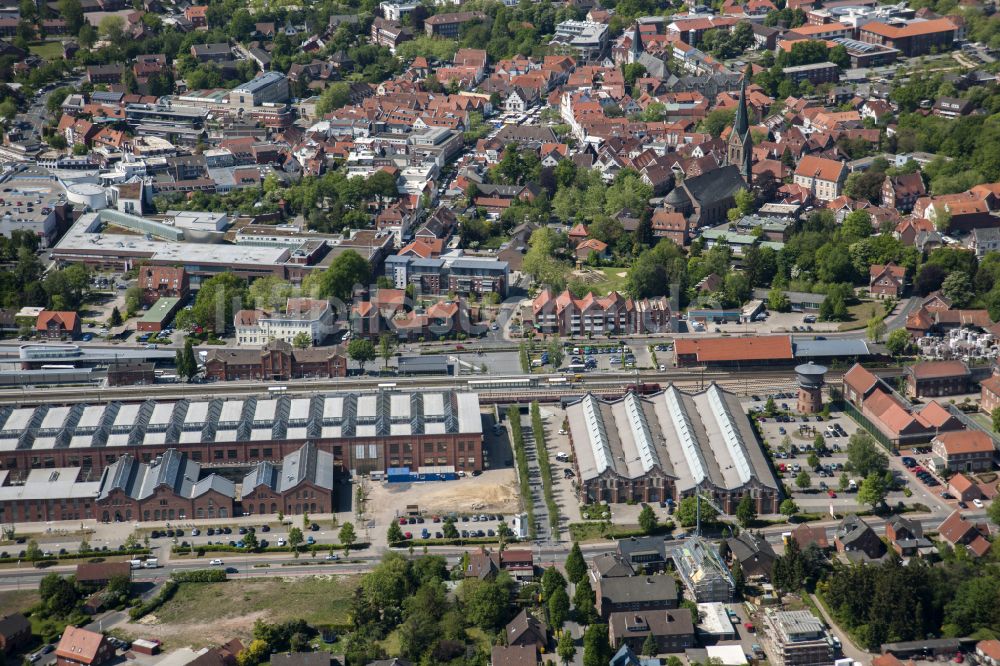 Luftbild Lingen (Ems) - Gebäudekomplex der Hochschule Campus Lingen in Lingen (Ems) im Bundesland Niedersachsen, Deutschland